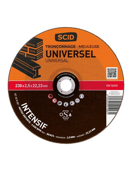 DISQ.TRONC.UNIVERSEL 230X2.5 SCID 1993