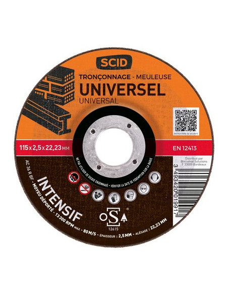 DISQ.TRONC.UNIVERSEL 230X2.5 SCID 1993