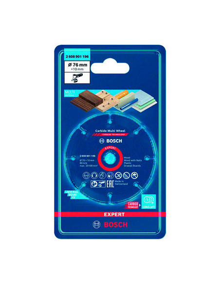 DISQUE EXPERT MULTI WHEEL 76MM BOSCH 2608901196