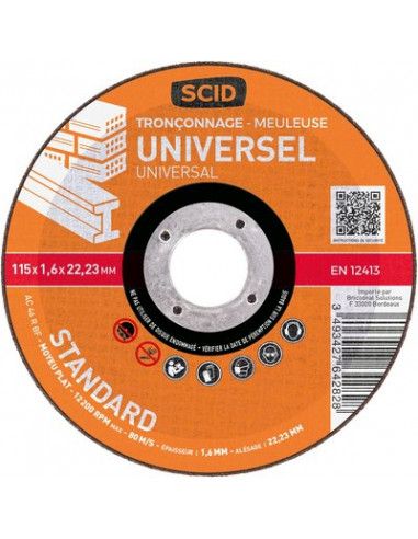 DISQUE TRONC. MULTICOUPE 115 SCID 764282