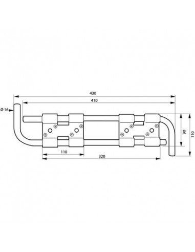 DOUBLE BARRE DE SECU-PR VOLETS THIRARD 00909911