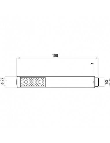 DOUCHETTE ZEN, CHROME BOSSINI B00250000030005