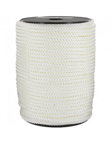 DRISSE NYLON BLANC 6MM (10 pièces)0M CORDERIES TOURNONAISES 37/0913