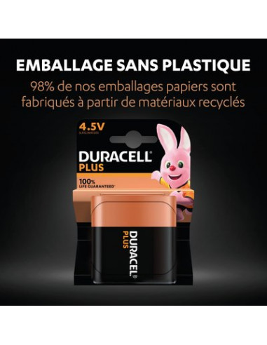 DURACELL PLUS 100% 4,5V X1 DURACELL 5000394146235
