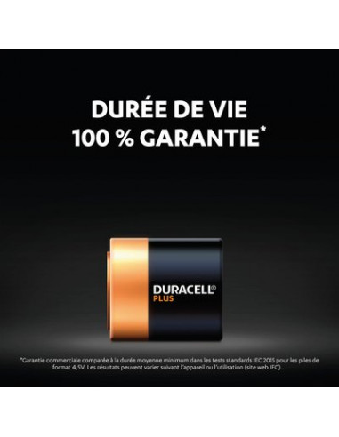 DURACELL PLUS 100% 4,5V X1 DURACELL 5000394146235