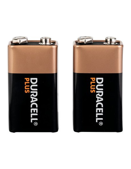 DURACELL PLUS 100% 9V X2 DURACELL 5000394142268