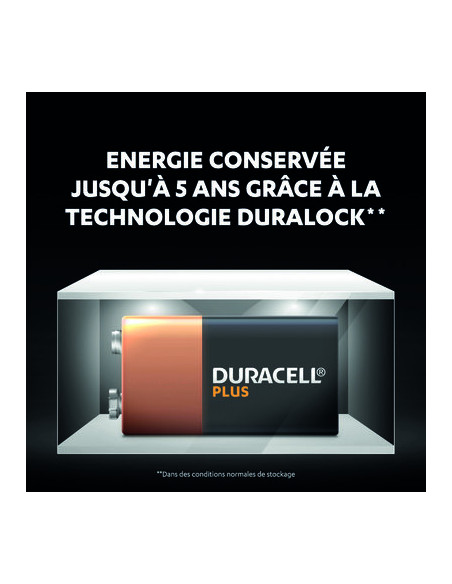 DURACELL PLUS 100% 9V X2 DURACELL 5000394142268