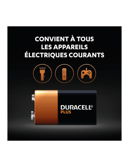 DURACELL PLUS 100% 9V X2 DURACELL 5000394142268