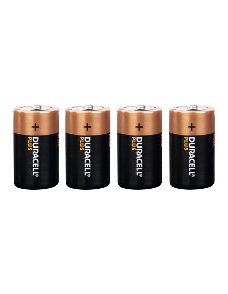 DURACELL PLUS 100% D X4 DURACELL 5000394142039