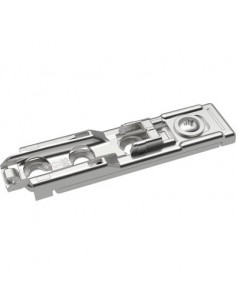 Embase à visser droite Hettich Entraxe 32 mm 1.5mm HETTICH 9117341