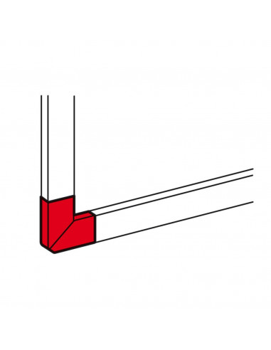 ANGLE PLAT 105X50 BLANC LEGRAND 010785