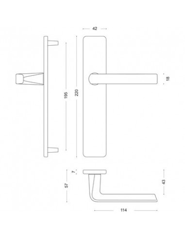 ENS KAZA ARGENT 195 CLE L VACHETTE 204104