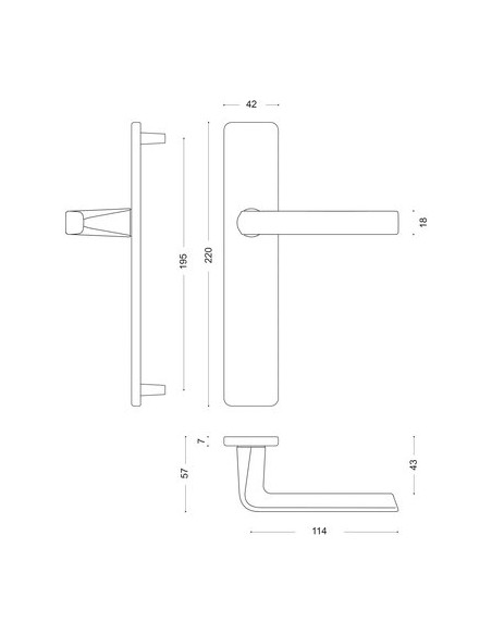 ENS KAZA ARGENT 195 CLE L VACHETTE 204104