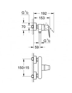 EUROSMART COSMOPOLITAN DOUC GROHE 32838000 2