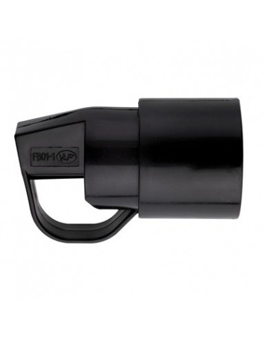 FICHE ANNEAU FEM 2P+T 16A NOIR DHOME FSR4 - NOIR