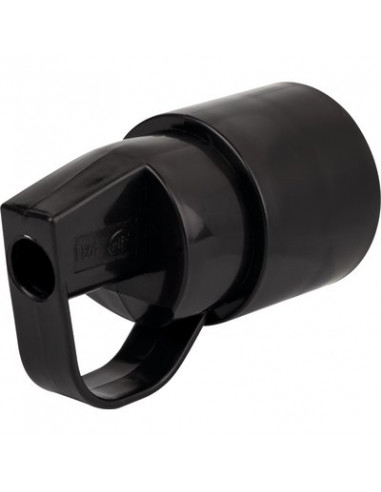 FICHE ANNEAU FEM 2P+T 16A NOIR DHOME FSR4 - NOIR