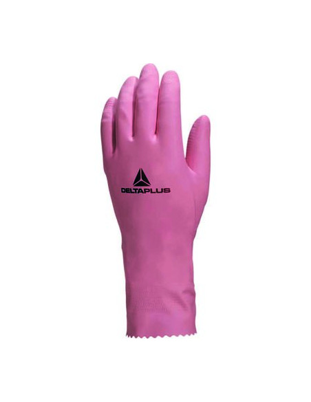 GANT MENAGE LATEX ROSE 9(10 pièces) DELTA PLUS VE210RO09