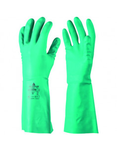 GANT NITRILE VERT 33 CM 7/8 DELTA PLUS VE802VE07
