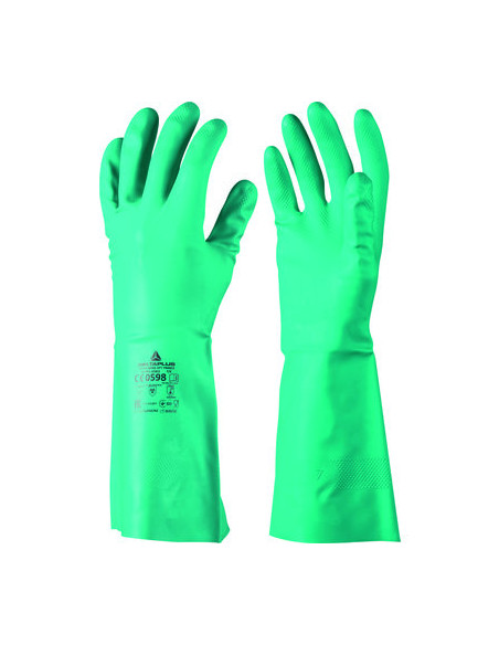 GANT NITRILE VERT 33 CM 7/8 DELTA PLUS VE802VE07
