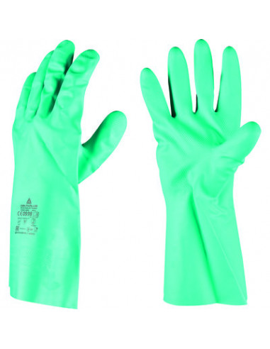 GANT NITRILE VERT 33 CM 9(10 pièces) DELTA PLUS VE802VE09