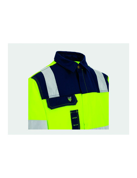 HYDROS PARKA HIGH VIS JN/BL L HEROCK 25MJC1601YENY-L