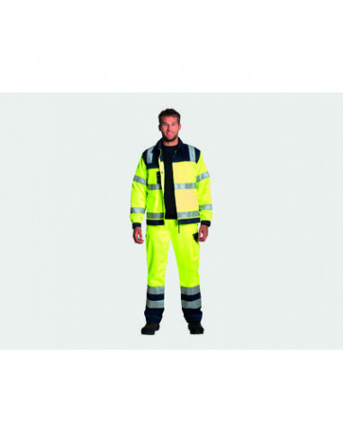 HYDROS PARKA HIGH VIS JN/BL M HEROCK 25MJC1601YENY-M