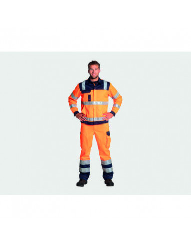 HYDROS PARKA HIGH VIS OR/BL M HEROCK 25MJC1601ORNY-M