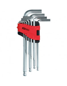 JEU CLÉS MÂLES 6 PANS 10PCS KS TOOLS 151.5000