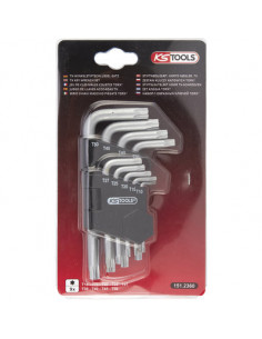 JEU DE 9 CLES MÂLES TORX KS TOOLS 151.2260 2
