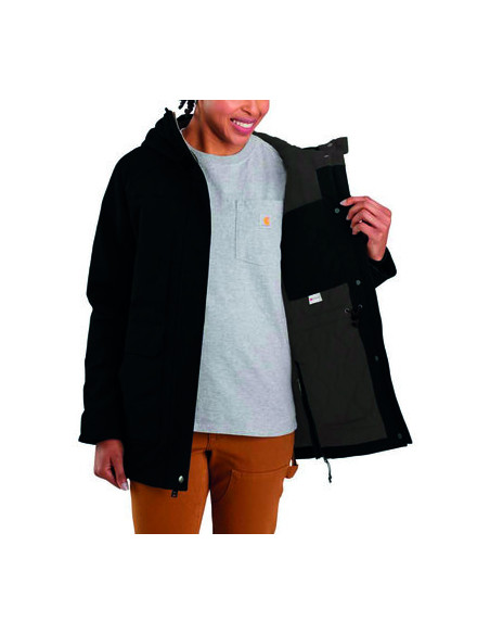 MANT FEMME SUPER DUX BLACK L CARHARTT S1104926N04L