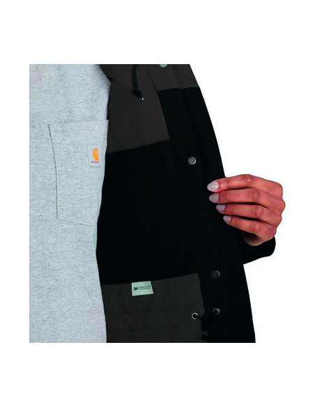 MANT FEMME SUPER DUX BLACK XS CARHARTT S1104926N04XS