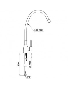 MIT CUISINE FLEXIBLE H535 MAX DELABIE 2526T2 2