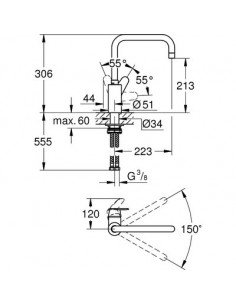 MIT EVI BEC L EURODISC COSMO GROHE 32259003 2
