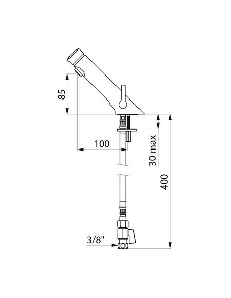 MITIG TEMPO LAVABO TEMPOSOFT 2 DELABIE 742500