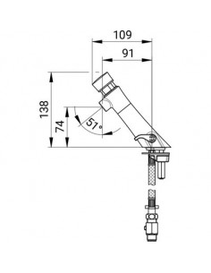 MITIGEUR LAVABO NEO PRESTO 68400 2