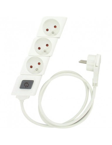 MULTIPRISE 3X16A FICHE PLATE DHOME KF-FB-03KT(WITH FLAT PLUG)