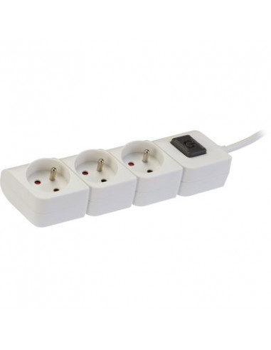 MULTIPRISE 3X16A FICHE PLATE DHOME KF-FB-03KT(WITH FLAT PLUG)