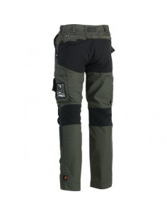 PANTALON HECTOR KAKI/NOIR T44 HEROCK 23MTR1803DK-44 2