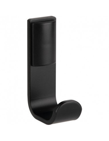 PATERE ALUR NOIR MAT 1 TETE PELLET 400718