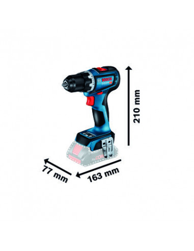 PERC VISS GSR 18V-90C 2XPC 4AH BOSCH 06019K6004