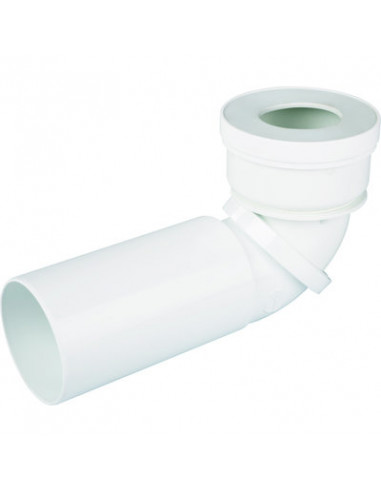 PIPE ORIENTABLE D100 A DECOUP NICOLL PORTWC