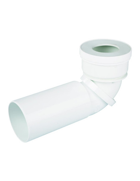 PIPE ORIENTABLE D100 A DECOUP NICOLL PORTWC