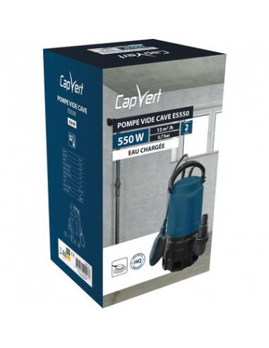 POMPE VIDE CAVE ES550 CAP VERT EKS-550PW
