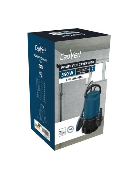 POMPE VIDE CAVE ES550 CAP VERT EKS-550PW