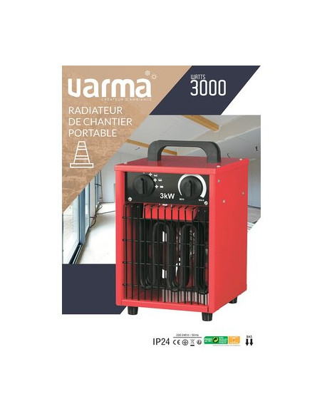 RADIAT.CHANTIER CUBE 3000W VARMA IFH01-30C