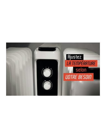 RADIATEUR HUILE 1500W VARMA CY51BB-7 1 500 W
