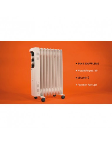 RADIATEUR HUILE 1500W VARMA CY51BB-7 1 500 W