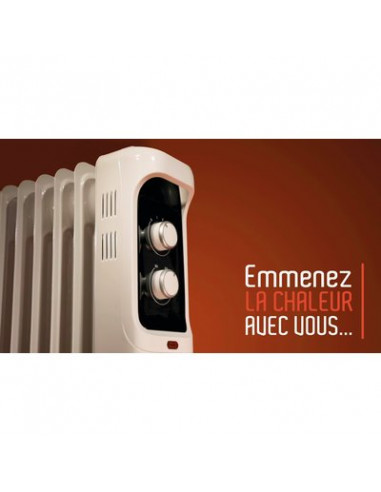 RADIATEUR HUILE 1500W VARMA CY51BB-7 1 500 W
