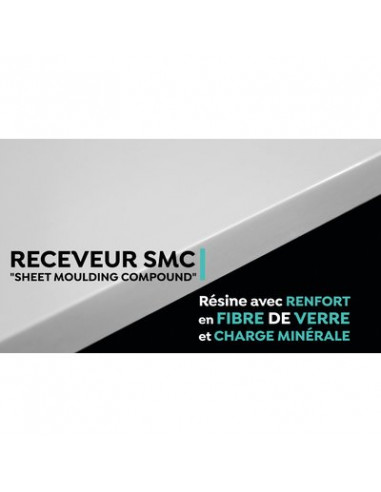 RECEVEUR NOIR 90X90 GAÏA ODYSSEA GT-9090S-BLACK