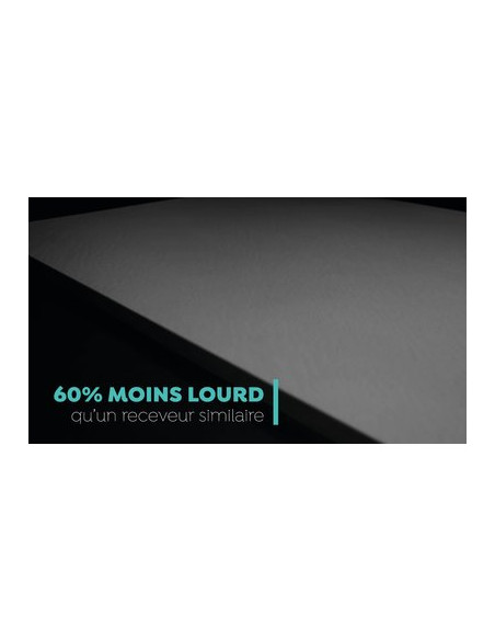 RECEVEUR NOIR 90X90 GAÏA ODYSSEA GT-9090S-BLACK